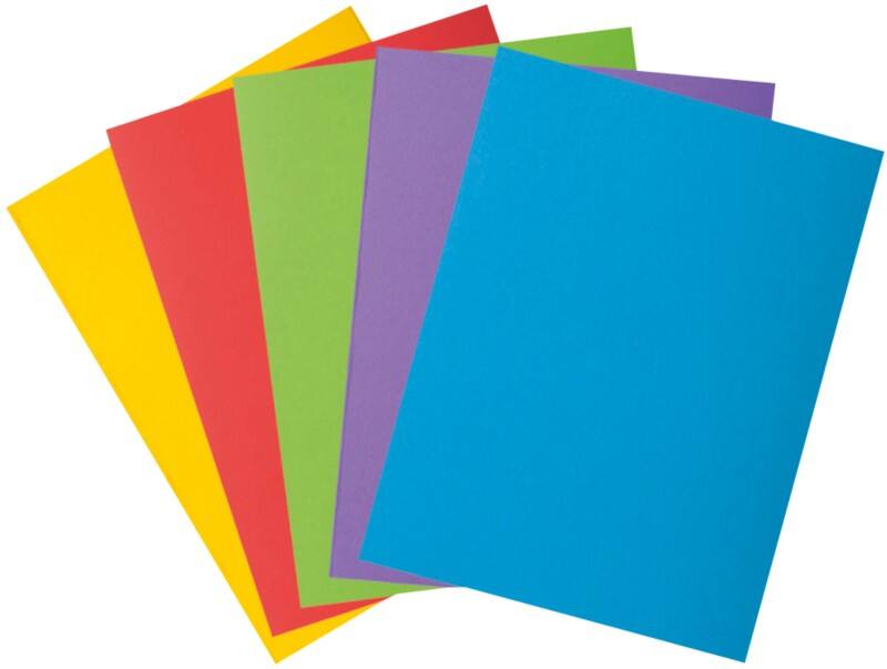 Exacompta 2 Flap Folder 216000E A4 Assorted 210gsm Cardboard 24 x 32 cm Pack of 250