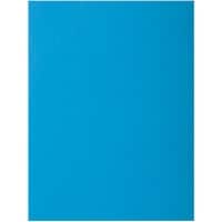 Exacompta 2 Flap Folder 216012E A4 Blue 210gsm Cardboard 24 x 32 cm Pack of 250