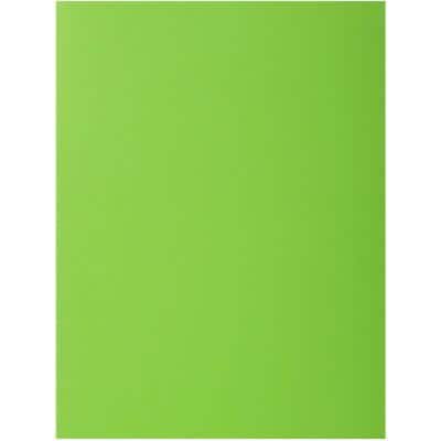 Exacompta 2 Flap Folder 216012E A4 Green 210gsm Cardboard 24 x 32 cm Pack of 250