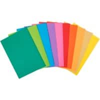 Exacompta 1 Flap Folder 218000E A4 Assorted 210gsm Cardboard 24x32cm Pack of 250