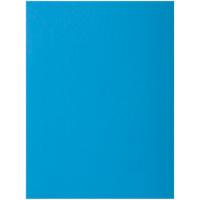 Exacompta 1 Flap Folder 218012E A4 Blue 210gsm Cardboard 24x32cm Pack of 250