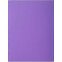 Exacompta 1 Flap Folder 218008E A4 Purple 210gsm Cardboard 24x32cm Pack of 250