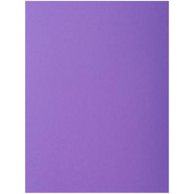 Exacompta 1 Flap Folder 218008E A4 Purple 210gsm Cardboard 24x32cm Pack of 250