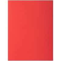 Exacompta 1 Flap Folder 218012E A4 Red 210gsm Cardboard 24x32cm Pack of 250
