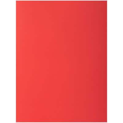 Exacompta 1 Flap Folder 218012E A4 Red 210gsm Cardboard 24x32cm Pack of 250