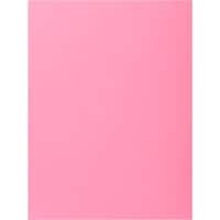 Exacompta 1 Flap Folder 339003E A4 Pink Cardboard 24 x 32 cm Pack of 250