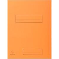 Exacompta 2 Flap Folder 335007E A4 Orange Cardboard 24 x 32 cm Pack of 250