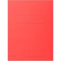 Exacompta 2 Flap Folder 335008E A4 Red Cardboard 24 x 32 cm Pack of 250