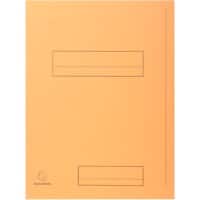 Exacompta 2 Flap Folder 335002E A4 Light Orange Cardboard 24 x 32 cm Pack of 250