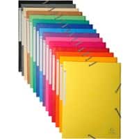 Exacompta 3 Flap Folder 17100H A4 Assorted 425gsm Pressboard 24x32cm Pack of 50