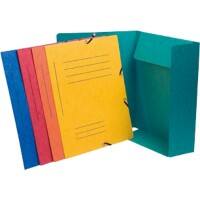 Exacompta 3 Flap Folder 55360E A4 Assorted Mottled Pressboard 24 x 32 cm Pack of 50