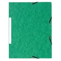 Exacompta 3 Flap Folder 55473E A4 Green Cardboard 24 x 32 cm Pack of 50