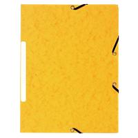 Exacompta 3 Flap Folder 55479E A4 Yellow Cardboard 24 x 32 cm Pack of 50