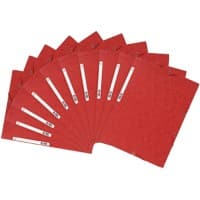 Exacompta 3 Flap Folder 55505SE A4 Red Glossy Card 24 x 32 cm Pack of 50
