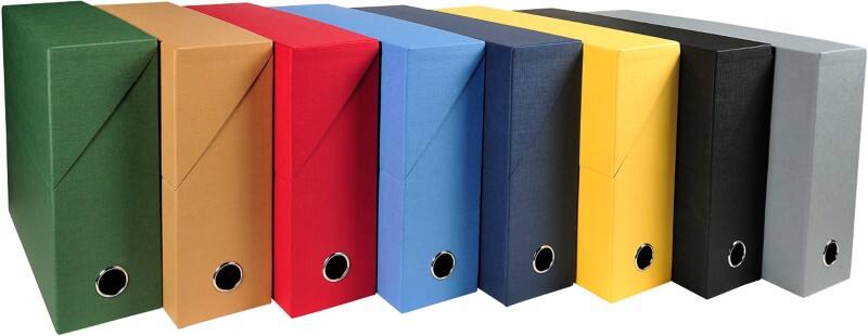 Exacompta Transfer File 89420E A4 Assorted Cardboard 255 (H) x 340 (D) x 120 (W) mm Pack of 5