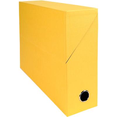 Exacompta Transfer File 89529E A4 Yellow Cardboard 255 (H) x 340 (D) x 90 (W) mm Pack of 5