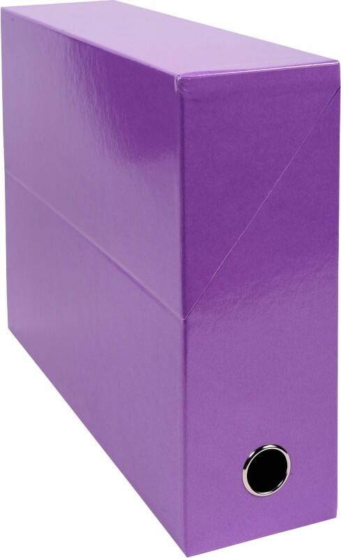 Exacompta Transfer File 89926E A4 Purple Cardboard 255 (H) x 340 (D) x 90 (W) mm Pack of 5