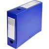 Exacompta Transfer Files 59832E A4 Blue Polypropylene 2.5 x 24 x 3.3 cm Pack of 10