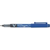 Pilot V-Sign Fineliner Pen 0.6 mm Blue Pack of 12