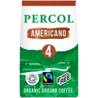 Percol Organic First Climate Certified Ground Coffee 200g Central and South American Americano 4 Bag