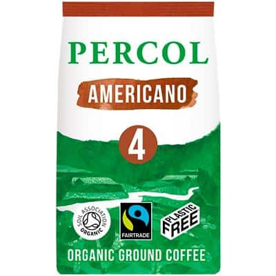 Percol Organic Ground Coffee Americano 4 Medium 200 g