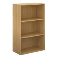 Dams International Bookcase with 2 Shelves Contract 25 756 x 408 x 1230 mm Oak