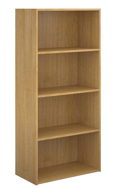Dams International MFC (Melamine Faced Chipboard) Bookcase 756 x 408 x 1,630 mm Oak