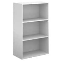 Dams International Bookcase with 2 Shelves Contract 25 756 x 408 x 1230 mm White