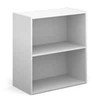 Dams International Bookcase with 1 Shelf Contract 25 756 x 408 x 830 mm White