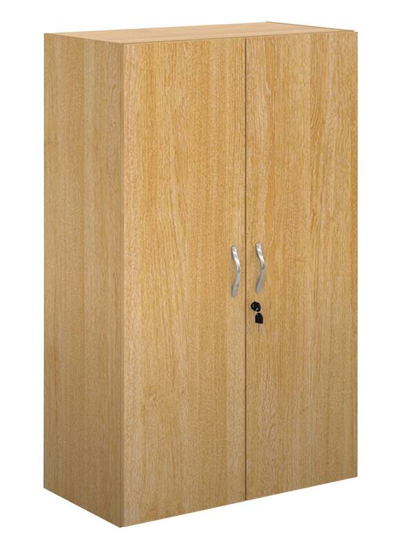 Dams International Cupboard MFC (Melamine Faced Chipboard) Not Lockable 756 x 408 x 1,230 mm Oak Light Brown