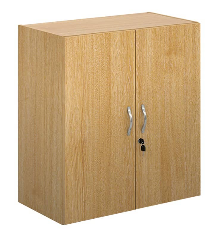 Dams International Cupboard MFC (Melamine Faced Chipboard) Not Lockable 756 x 408 x 830 mm Oak Light Brown
