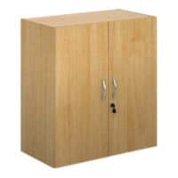 Dams International Cupboard Lockable Melamine Contract 25 756 x 408 x 830mm Oak