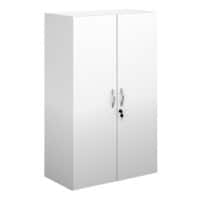 Dams International Cupboard Lockable Melamine Contract 25 756 x 408 x 1230mm White