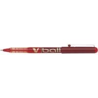Pilot V-Ball 07 Rollerball Pen Medium 0.4 mm Red Pack of 12