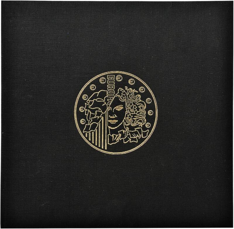 Coin Binder 24.5x25cm Black 5 pages x 43 compartments