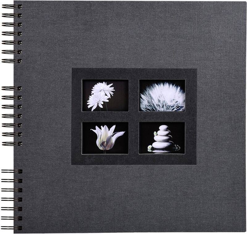 Exacompta Photo Album Spiral Passion 320 x 320 mm Black 60 pages 358 photos