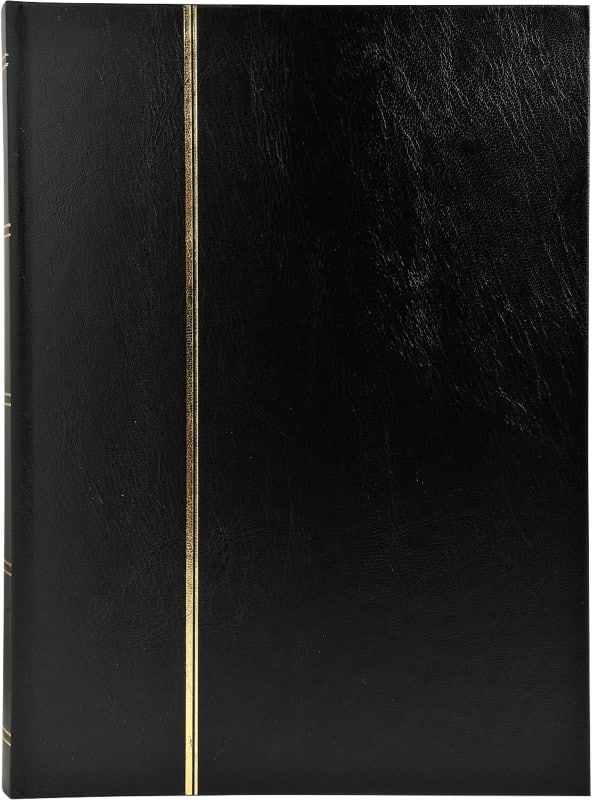 Exacompta Stamp Collection Album Casebound 22.5 x 30.5 cm Black 48 Pages