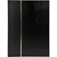 Exacompta Stamp Collection Album Casebound 22.5 x 30.5 cm Black 48