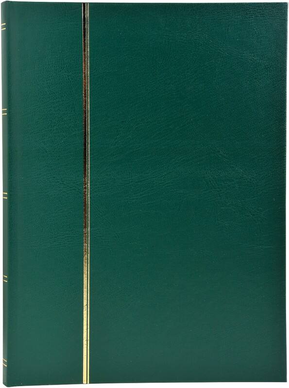 Exacompta Stamp Collection Album Casebound 22.5 x 30.5 cm Green 48 Pages
