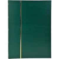 Stamp Album Faux Leather Cover Green 48 pages