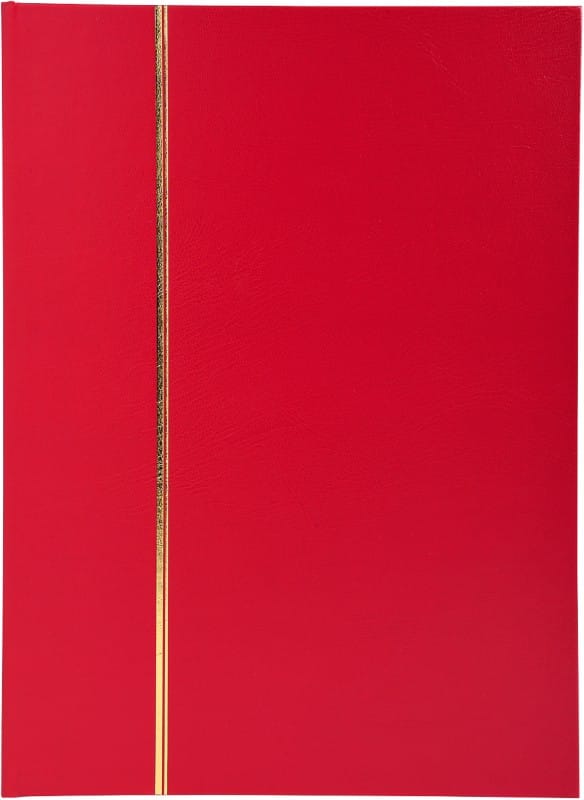 Exacompta Stamp Collection Album Casebound 22.5 x 30.5 cm Red 48 Pages