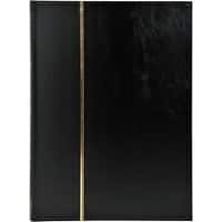 Exacompta Stamp Collection Album Casebound 22.5 x 30.5 cm Black 64 Pages