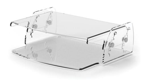 Fellowes Monitor Stand Height Adjustable 320 x 256 x 105 mm Transparent