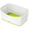 Leitz MyBox WOW Storage Tray White, Green Plastic 24.6 x 16 x 9.8 cm