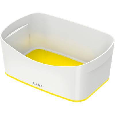 Leitz MyBox WOW Storage Tray White, Yellow Plastic 24.6 x 16 x 9.8 cm