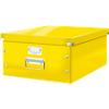 Leitz Click & Store WOW Storage Box A3 Laminated Cardboard Yellow 369 x 482 x 20 mm
