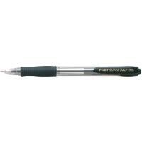 Pilot Super GRIP Retractable Ballpoint Pen Medium 0.3 mm Black Pack of 12
