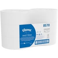 Kleenex Toilet Roll 2 Ply 8570 6 Rolls of 500 Sheets
