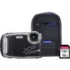 Fujifilm Digital Camera Finepix XP140 16.4 Megapixel Graphite + Bumper Case + 32GB SD Card