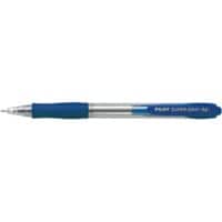 Pilot Super GRIP Retractable Ballpoint Pen Medium 0.3 mm Blue Pack of 12